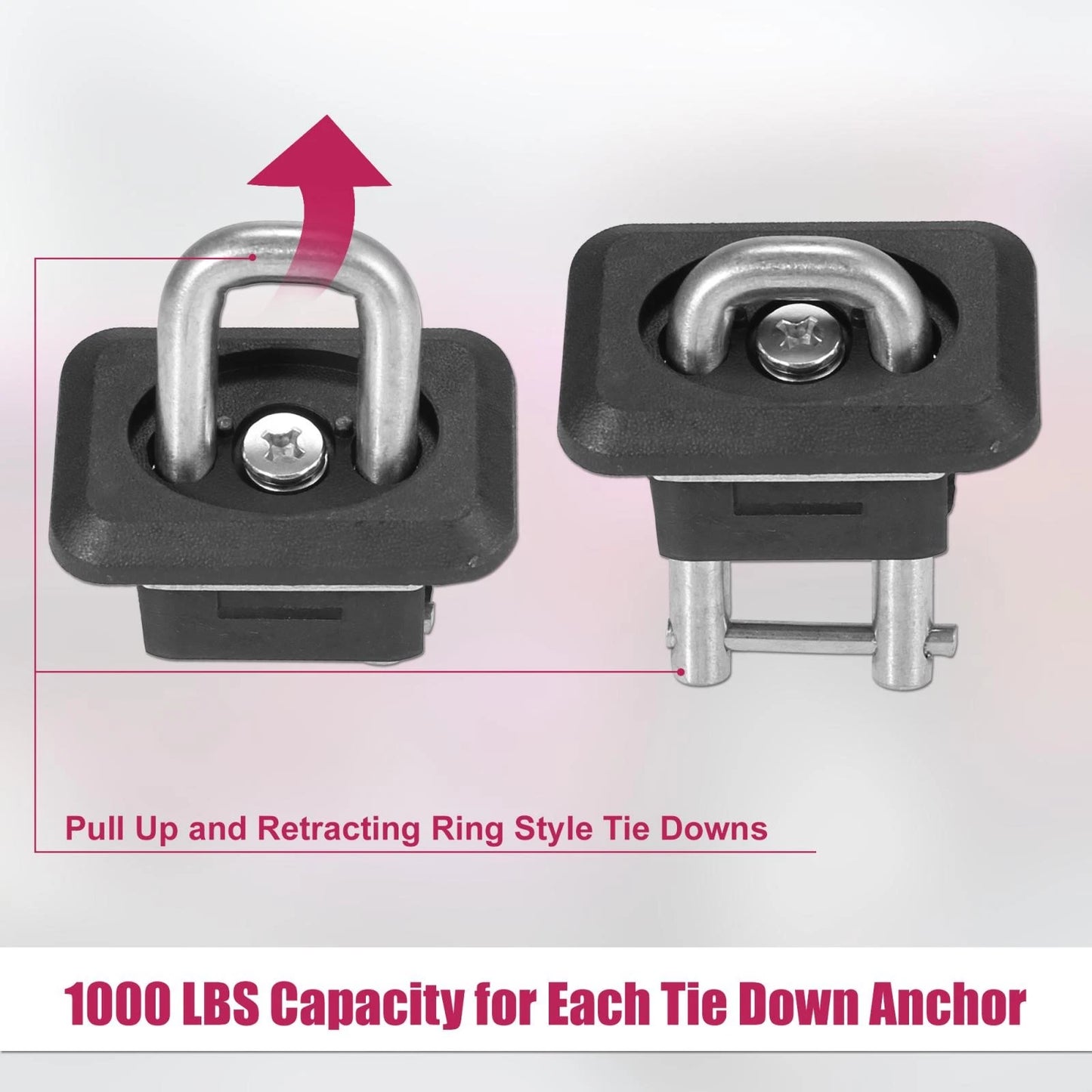 4 x Tie Down Anchors Truck Bed for Chevy Silverado GMC Sierra Canyon