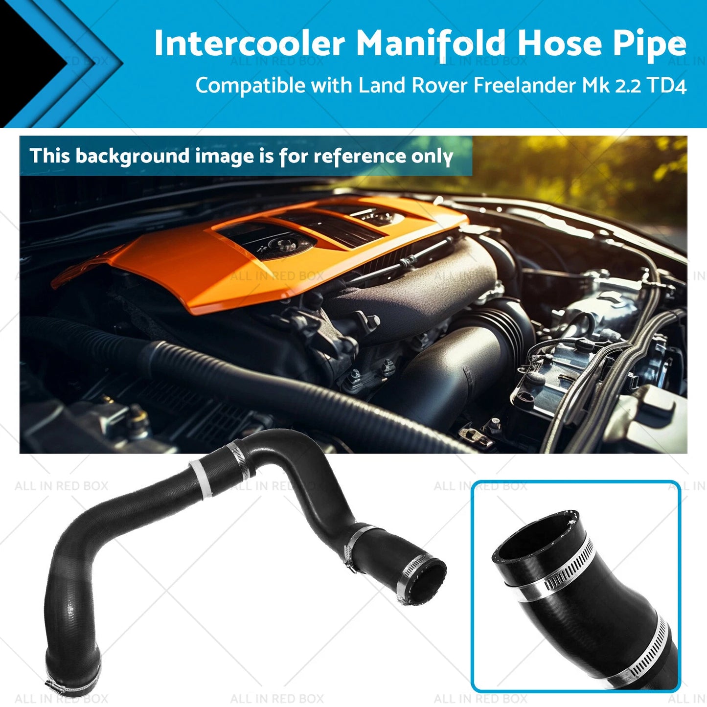 Intercooler Manifold Hose Pipe for Land Rover Freelander TD4 (2006-2014)