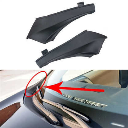 Front Wiper Side Cowl Extension Cover Trim Set for 2013-2018 Toyota RAV4