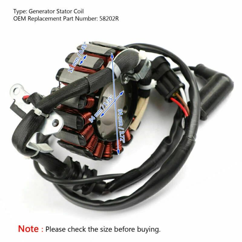 Stator Coil for Piaggio Vespa GTS 125/250/300, GTV 250/300 (2005-2016)