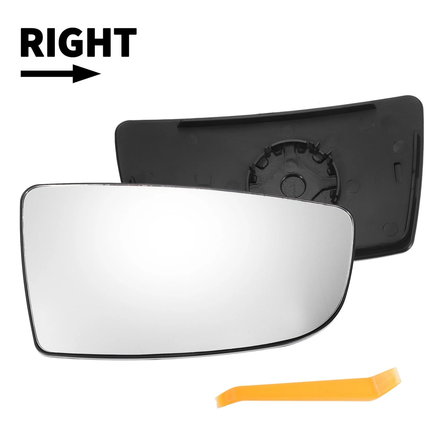 Right Lower White Mirror Glass w/ Back Non-Heated for Ford Transit T150 T250
