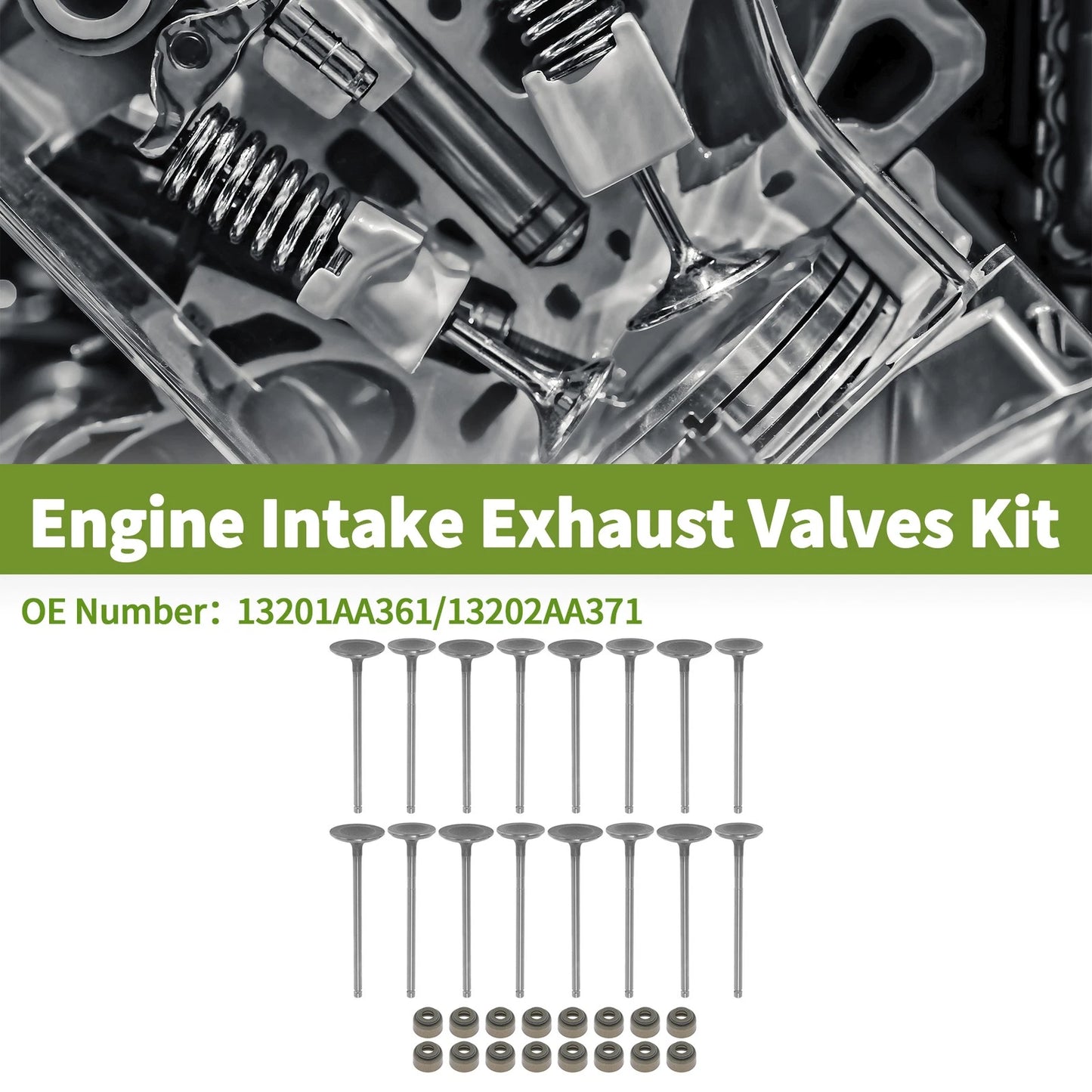 Engine Intake Exhaust Valves for Subaru Outback 2.5 (2000-2004)