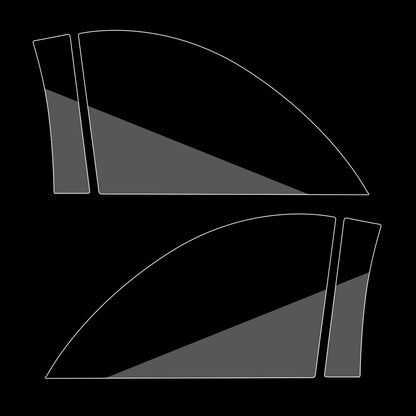 Clear Film Front Door Panel Protection for Tesla Model Y (2020-2023)