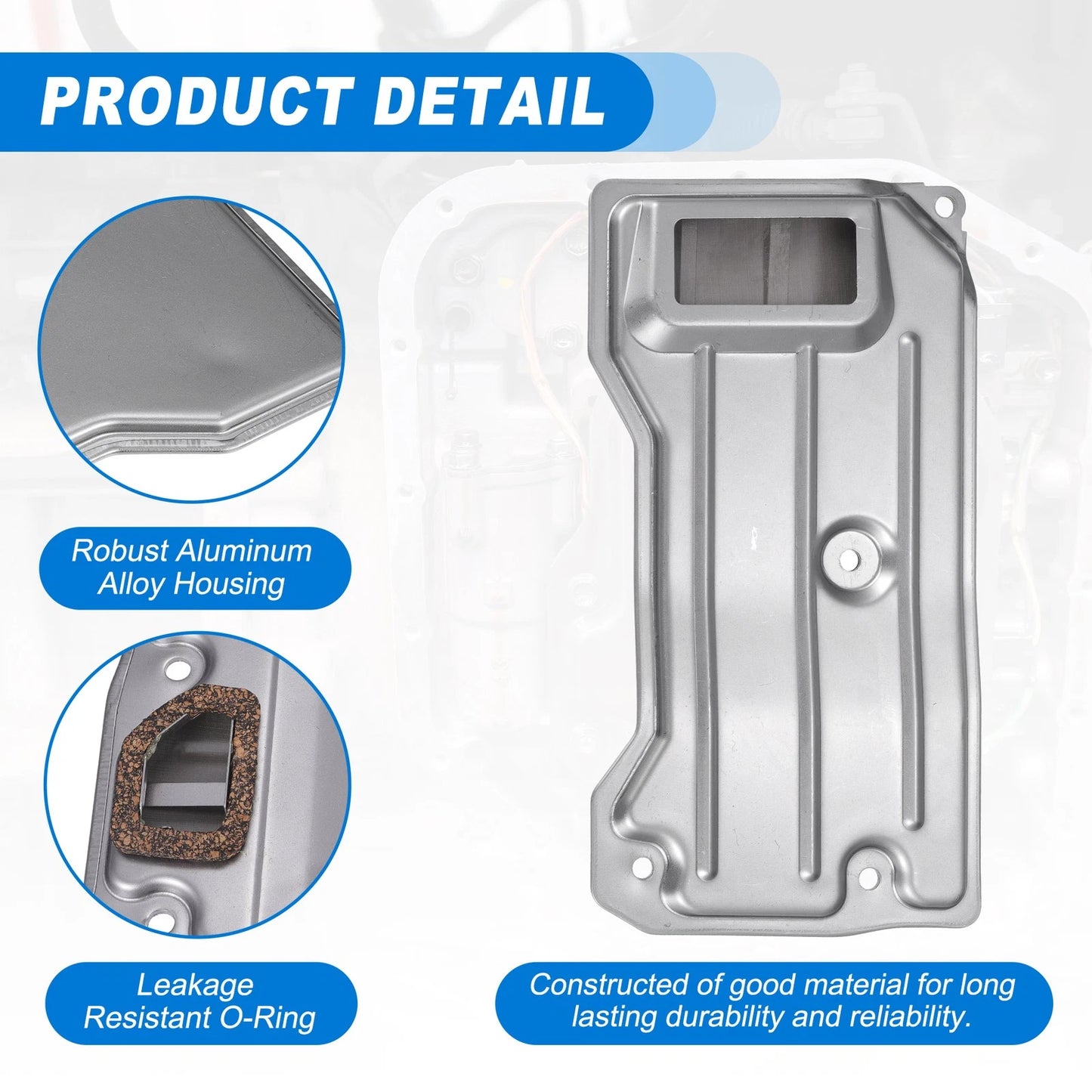 A340E/F Transmission Fluid Filter & Oil Pan for Jeep (2001)