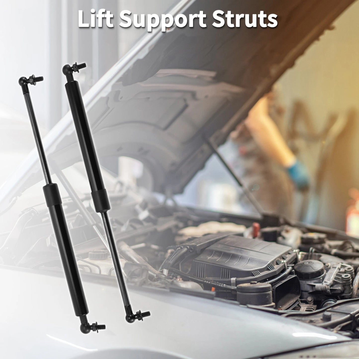 Front Hood Lift Supports Struts Gas Spring for Toyota Celica (1982–1984)