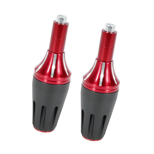 2 x Red Motorcycle Frame Slider Crash Protector Guard with Screw for Make Model