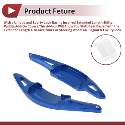 Blue Red Aluminum Alloy Steering Wheel Paddles for Mazda Axela (2020-2021)