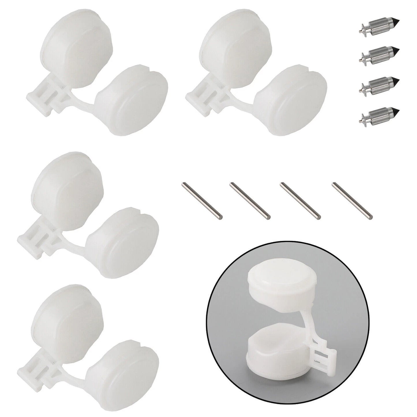 4x Float Carburetor Repair Kit for Honda CBR600 CBR750 CBR1000 (1987-2006)
