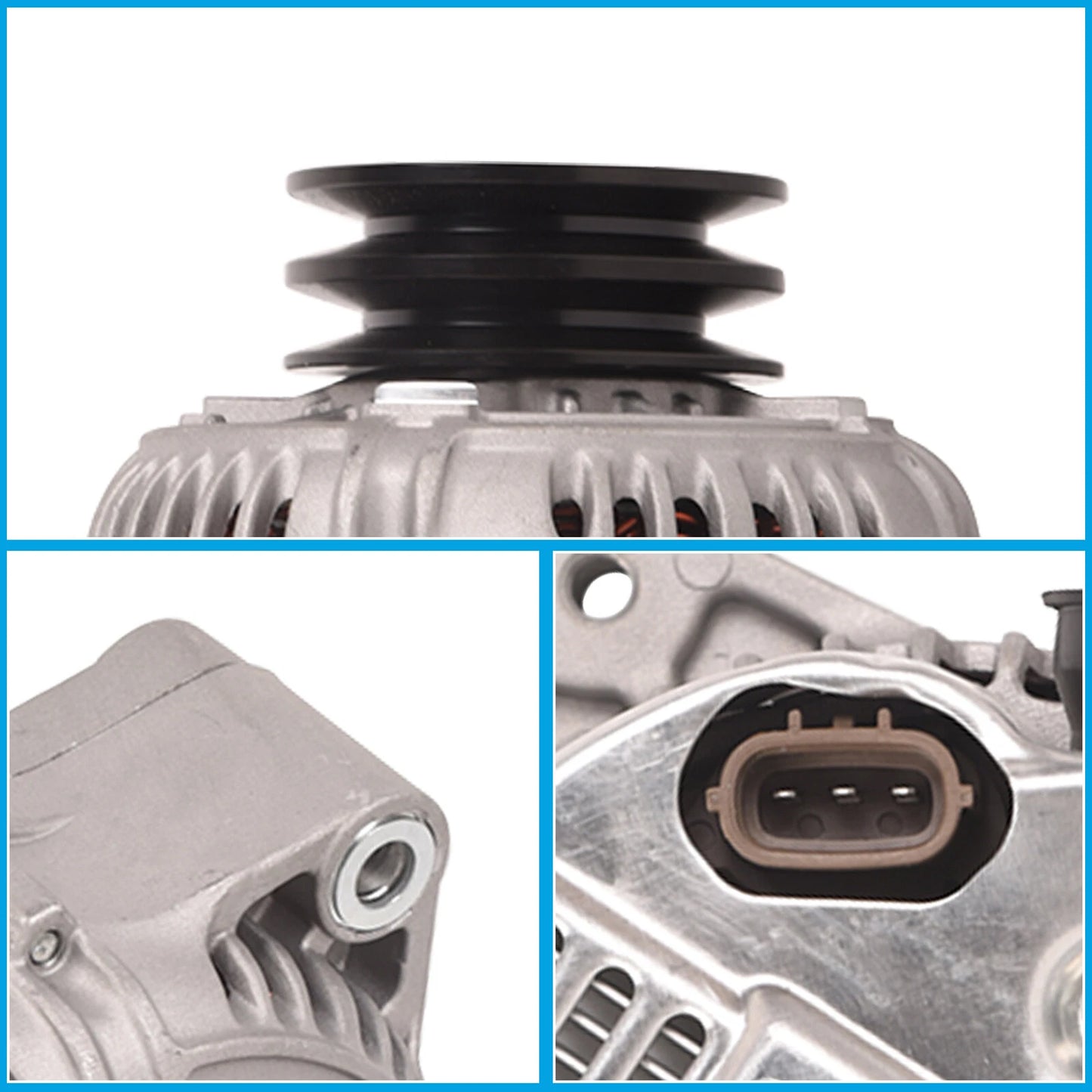 140A Alternator for Landcruiser 80 100 Series HZJ75 HDJ80 1HZ 1HD (1978-2007)