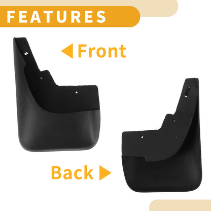 Front & Rear Mud Flap Splash Guards for Ford Fiesta (2005-2008)