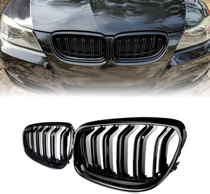 Gloss Black Front Kidney Grille for BMW E90 E91 (2009–2011)
