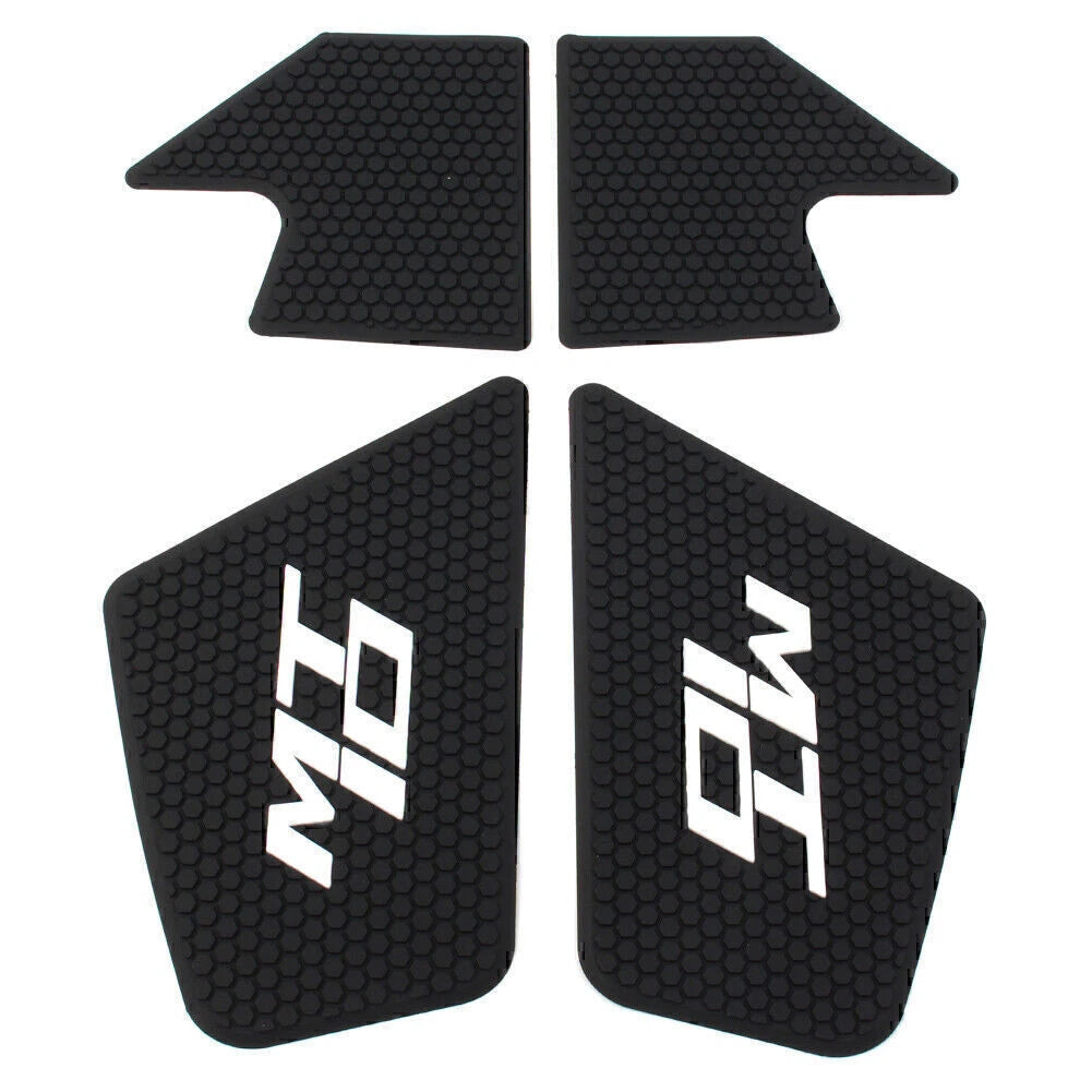 Black Anti-Slip Traction Tank Pad for Yamaha MT10 (2016-2019)