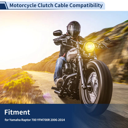 Motorcycle Clutch Cable for Yamaha Raptor 700 YFM700R (2006–2014)
