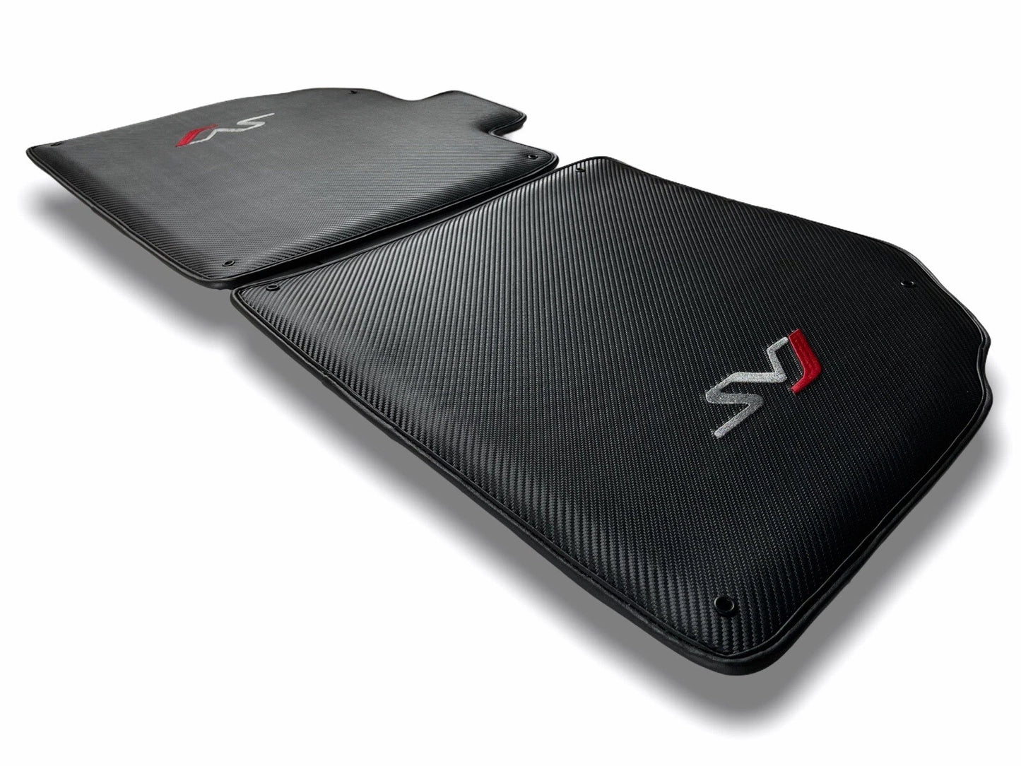 Carbon Floor Mats for Lamborghini Aventador S SV SVJ with SVJ Emblem (2017-2023)