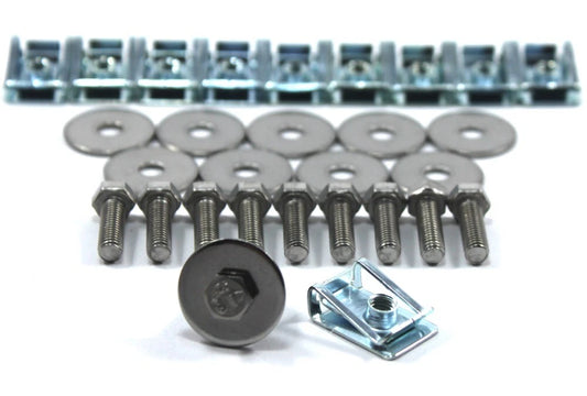 10x Clip & Inox Bolts for BMW E46 M3 (2000–2006)