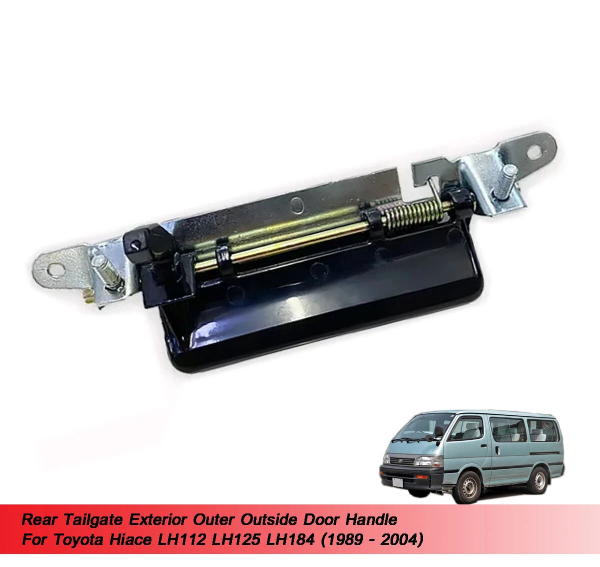 Tailgate Handle Black for Toyota Hiace LH112 LH125 LH184 (1989-2004)