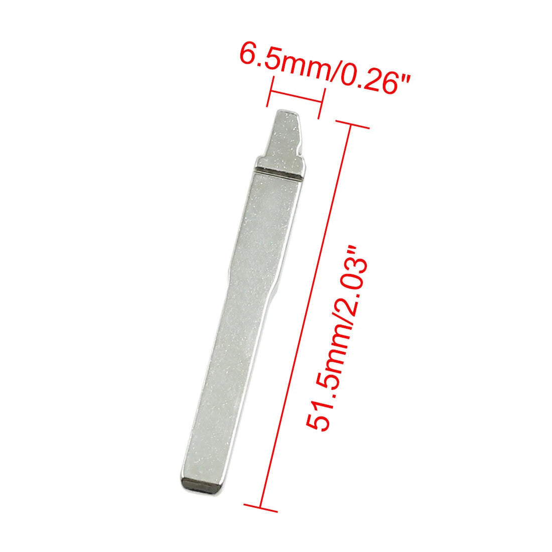 10 x Metal Uncut Insert Blank Key Blades for Ford Focus (2000-2011)