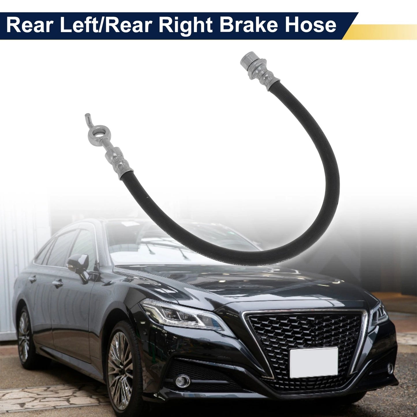 Brake Hose 2 x Rear Left Right for Toyota Crown