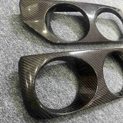 Carbon Fiber Front Fog Lights Cover Replace for Nissan Skyline R33 GTS 1994-1997