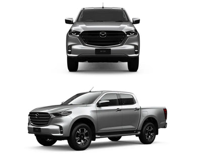 Front Matte Black Fender Flares for MAZDA BT-50 TF (2021-2022)