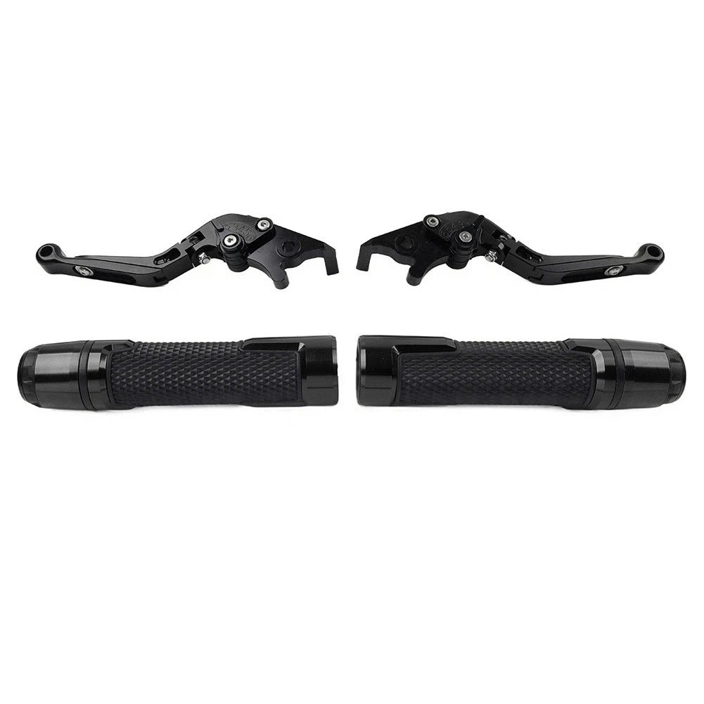 CNC Brake Clutch Lever Handlebar Grip Set for Yamaha MT-15 XSR155 XTZ125