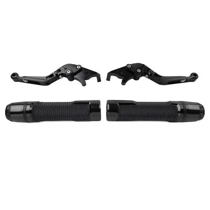 CNC Brake Clutch Lever Handlebar Grip Set for Yamaha MT-15 XSR155 XTZ125