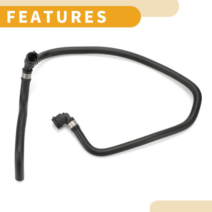 Radiator Hose for BMW F20 F21 2014-2019 2 x Rubber Black