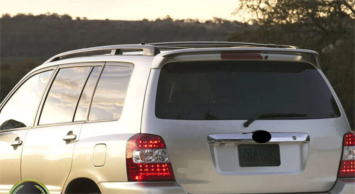 Unpainted LED Rear Roof Spoiler Wing for Toyota Highlander 2001-2007