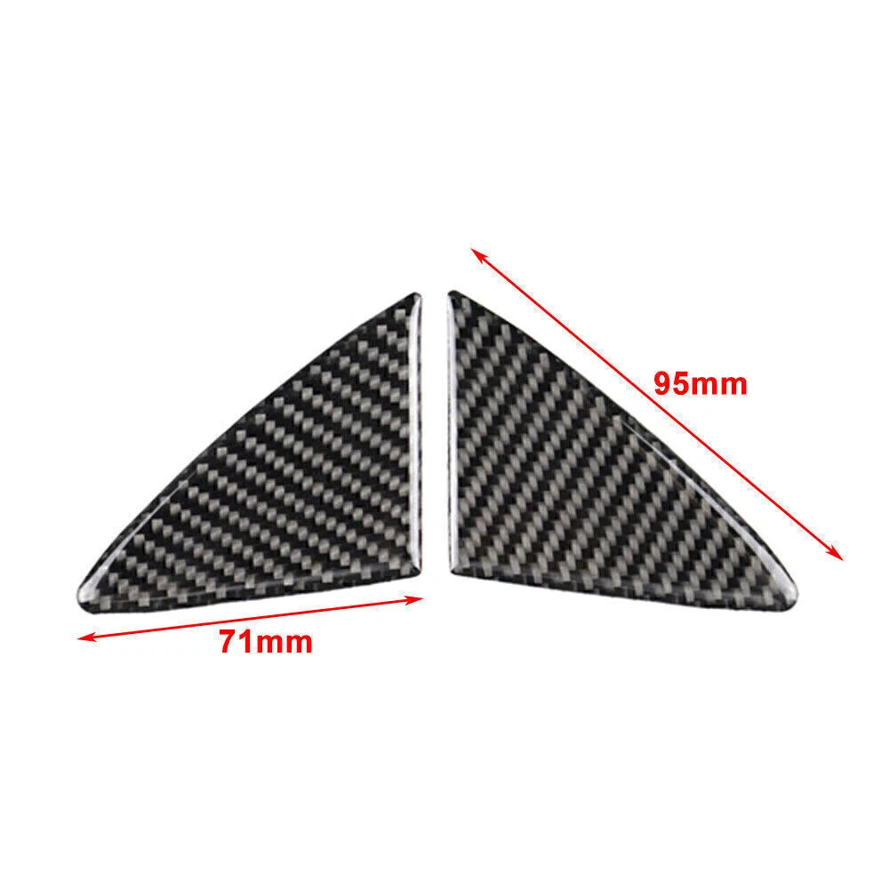 Front Grille Cover Trim for Mazda 3 Axela 2014-2016 Carbon Fiber