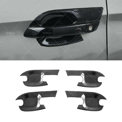 Carbon Fiber Exterior Door Handle Bowl Cover for Isuzu D-Max 2021-2022