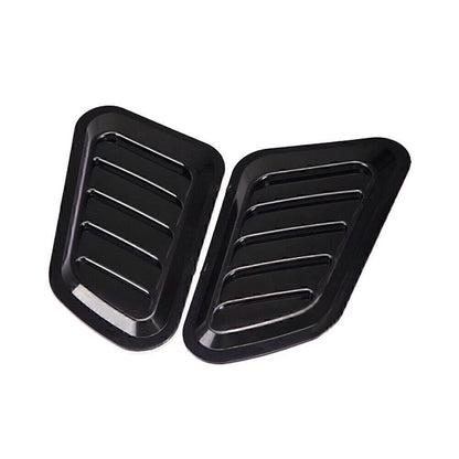 Black Air Flow Intake Hood Scoop Vent Cover for Auto Car (No Year Specified)