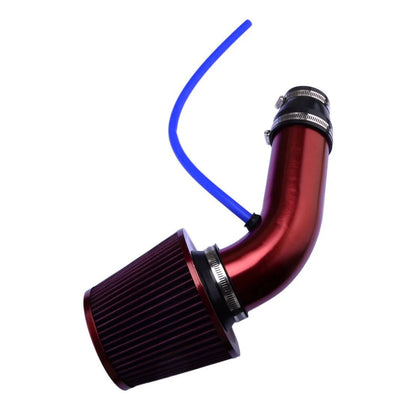 3" Universal Cold Air Filter Aluminum Induction Intake Pipe Hose for Car