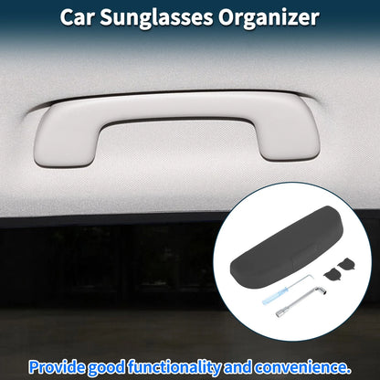 Sunglasses Case for Volvo XC90 Eyeglasses Holder Storage Box Black (2016-2024)