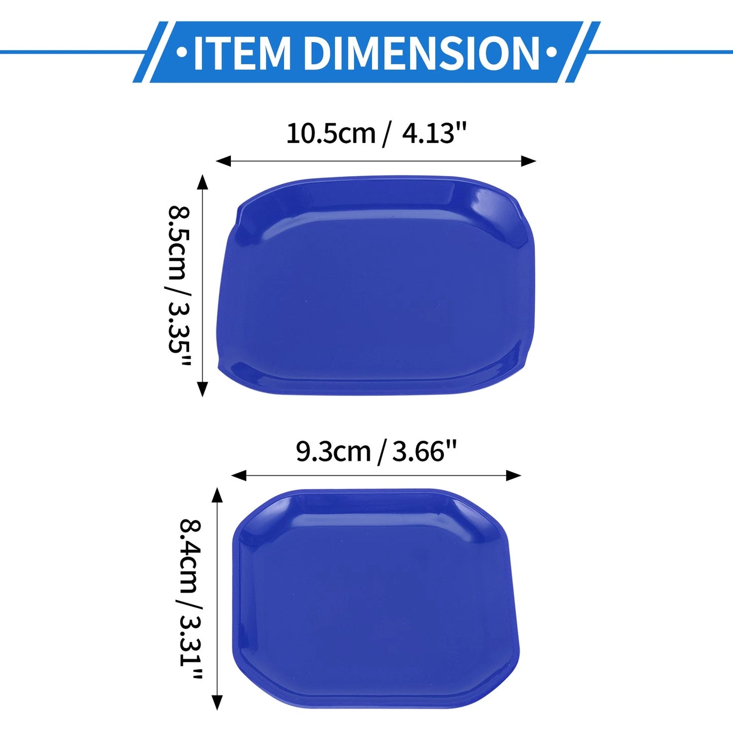 5 Pcs Door Bowl Cover Trim for Jeep Wrangler JL (2018-2022) - ABS Deep Blue