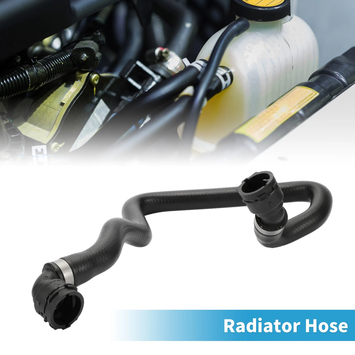 Radiator Hose for BMW 320i 2013-2015 Rubber Black 1 x Piece