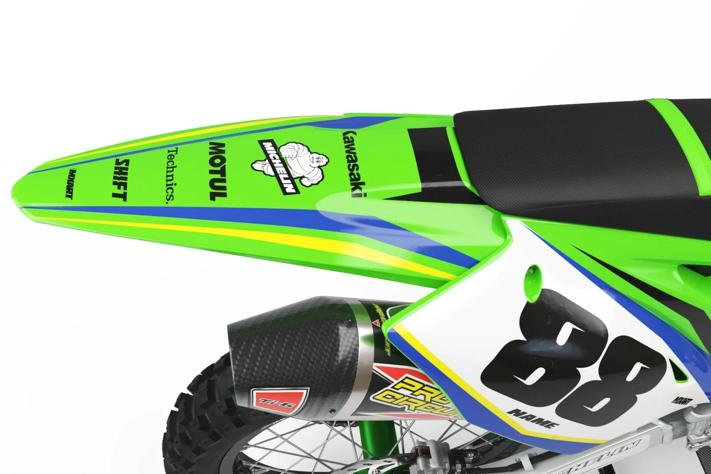 Custom Decal Kit for Kawasaki KXF 450 (2014-2016) - DELTA STYLE Stickers