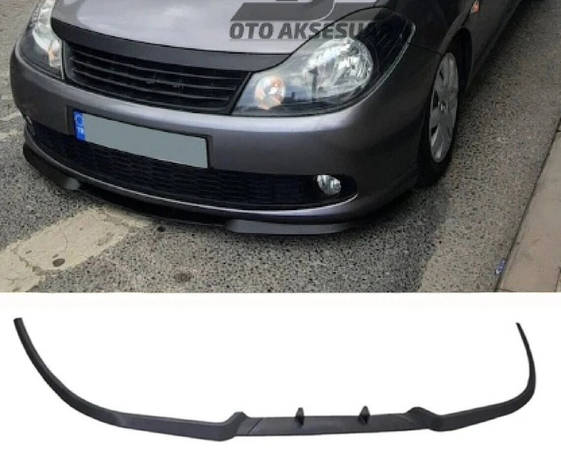 Front Bumper Lip 3 Pcs for Renault Symbol (2008-2012)