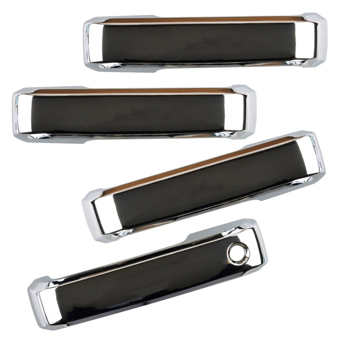 4pcs Silver Chrome Door Handle Trims for Ford F150 2015-2020