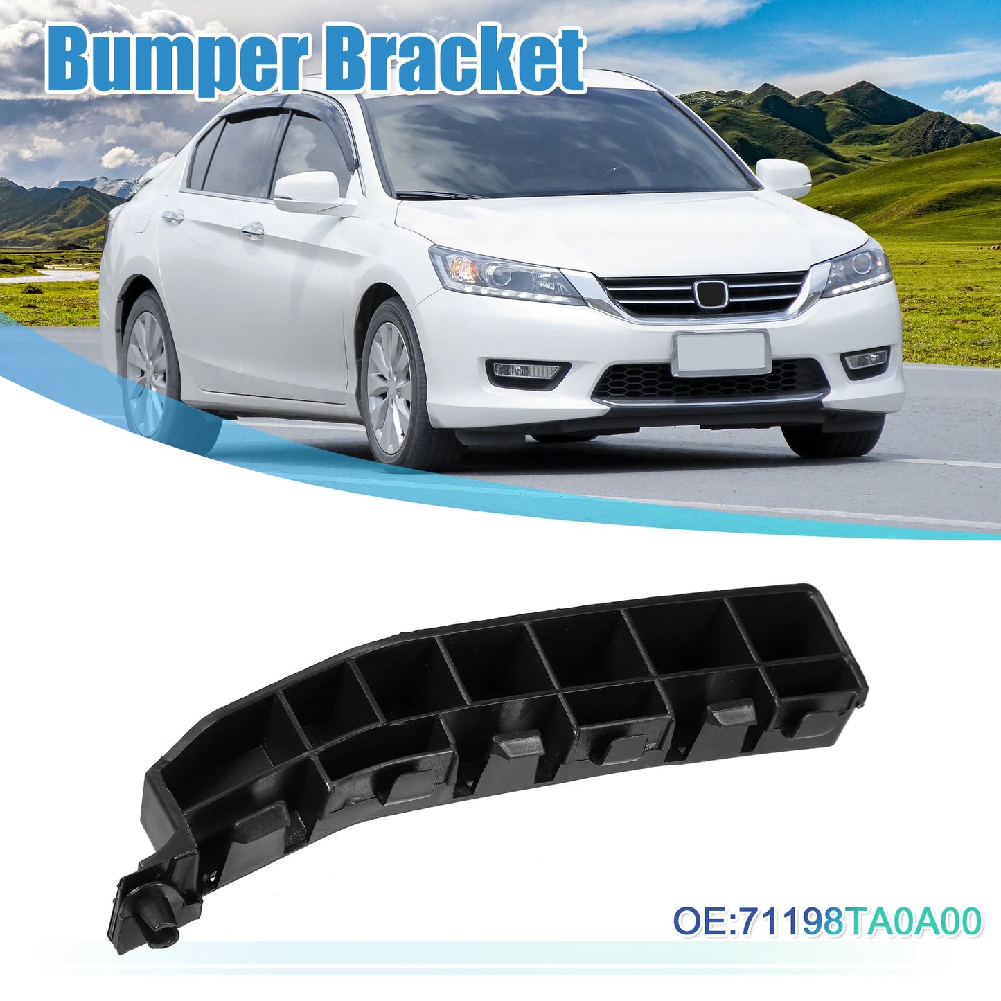 Left Side Front Bumper Bracket for Honda Accord (2008-2012)