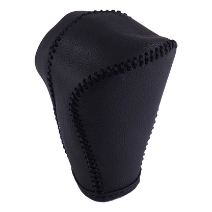 Black PU Leather Gear Shift Knob Cover for Honda CR-V (2015-2016)