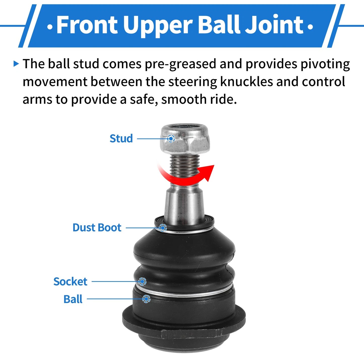 Front Upper Ball Joints  for Dodge Durango (2011-2015)