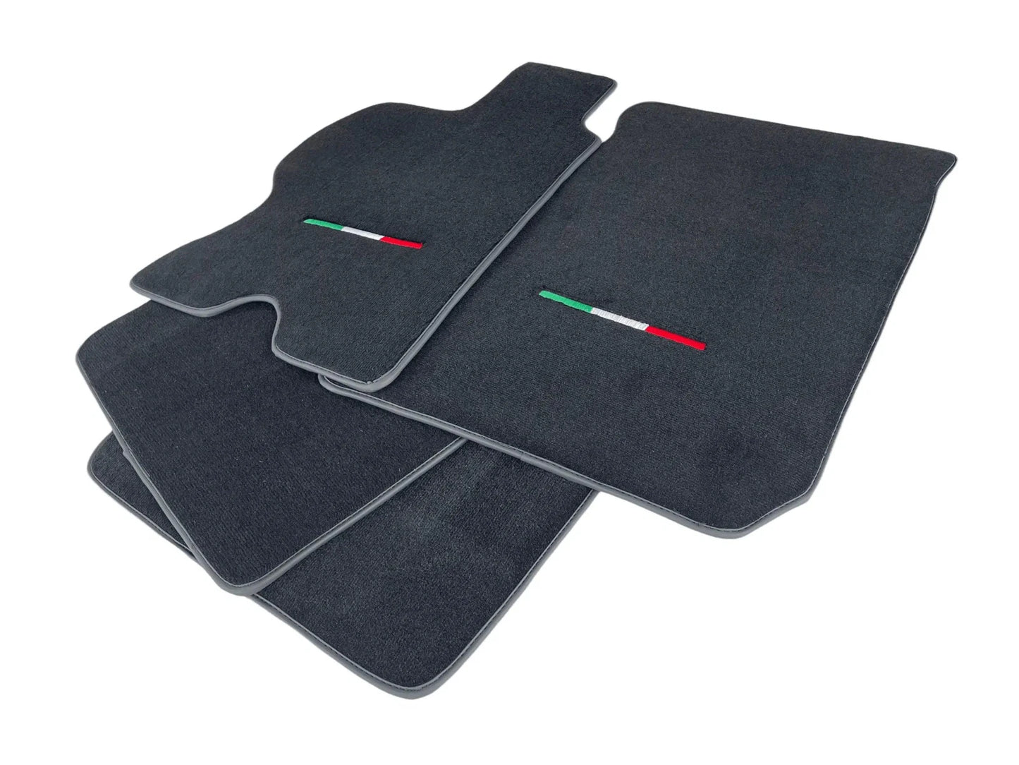 Black Floor Mats for Ferrari FF (2011-2016) - AutoWin Brand Italian Edition