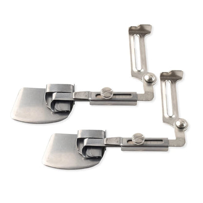 Adjustable End Size Double Fold Hemming Folder Attachment for Sewing Machines