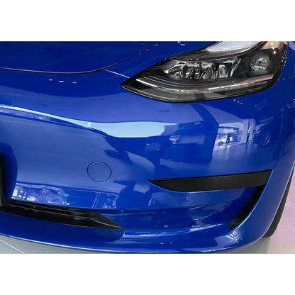 Dark Blue Front Bumper Tow Hook Eye Cover for Tesla Model 3 (2017-2023)
