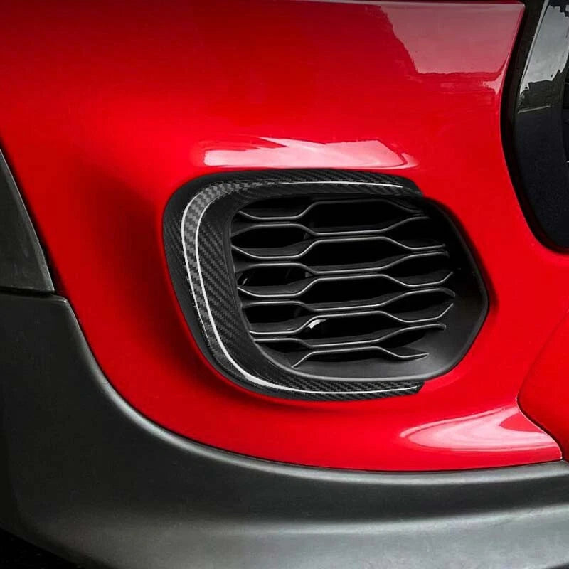 Dry Carbon Fiber Front Bumper Side Vent Trim for Mini Cooper S JCW F56