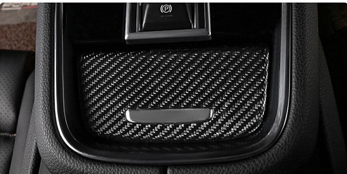 Ashtray Storage Box for Porsche Panamera (2017-2023) Carbon Fiber Trim