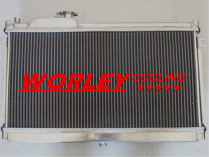 2ROW Aluminum Radiator & Shroud & Fan for Mazda Miata MX-5 (1990-1997)