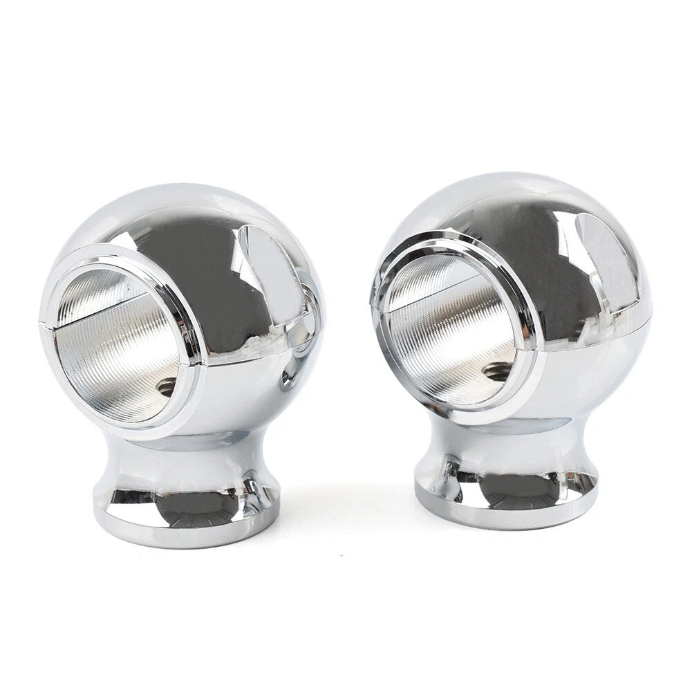 32mm 1.25" Fat Handlebar Risers Clamp Chrome for Harley Touring