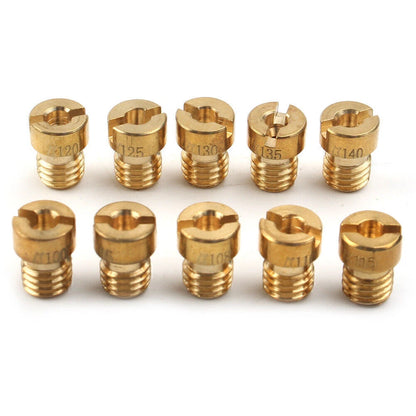GY6 125cc 150cc M5 Thread Motorcycle Carburetor Main Jet Kit Injector Nozzle