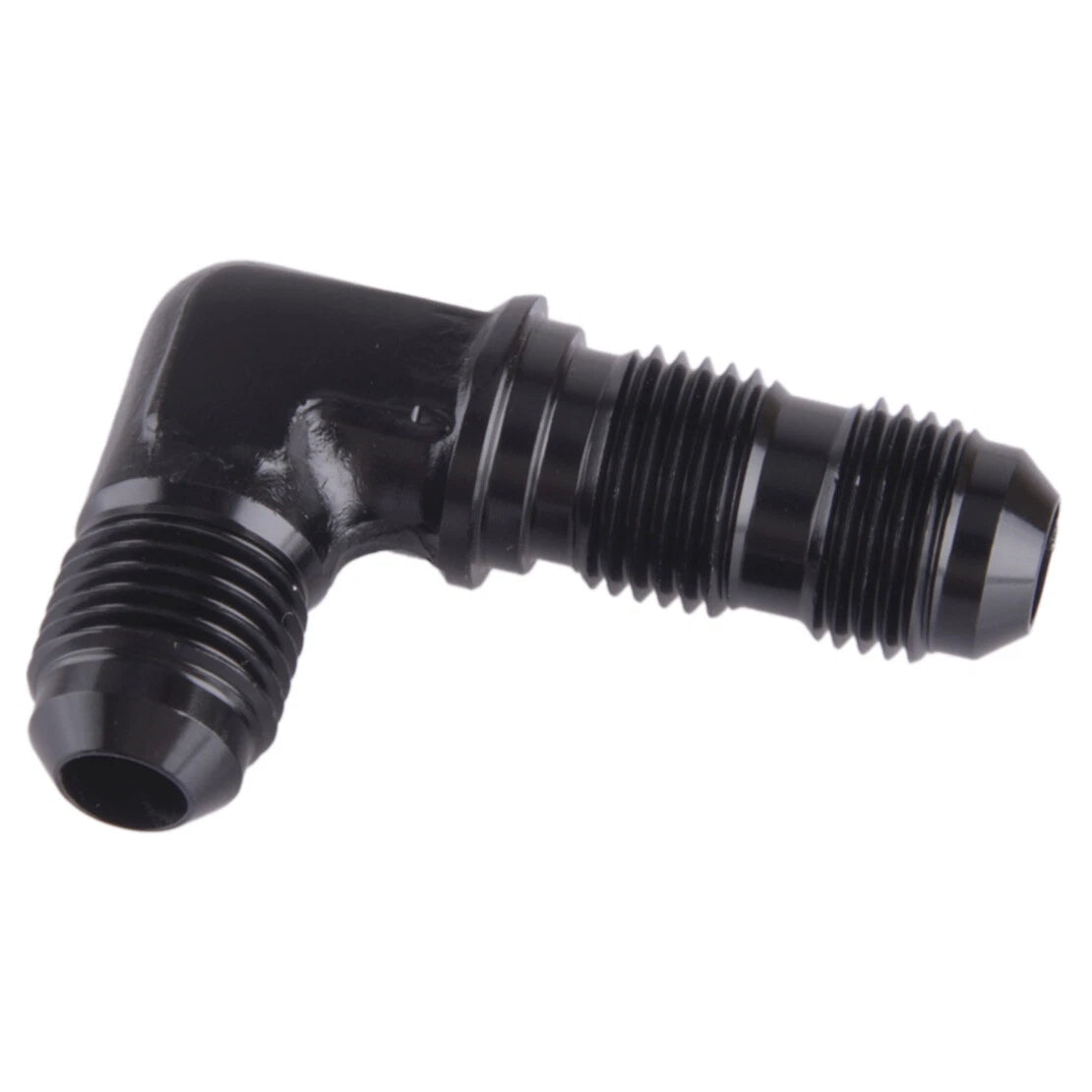 90 Degree 6AN Flare Bulkhead Adapter Fitting for Car Aluminum